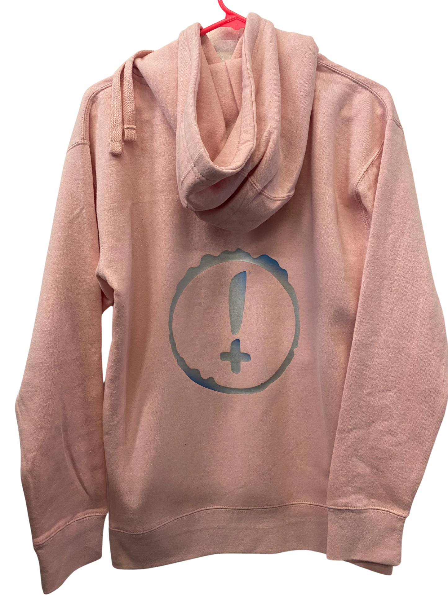 Hella Positive Watermark Hoodie - Pink