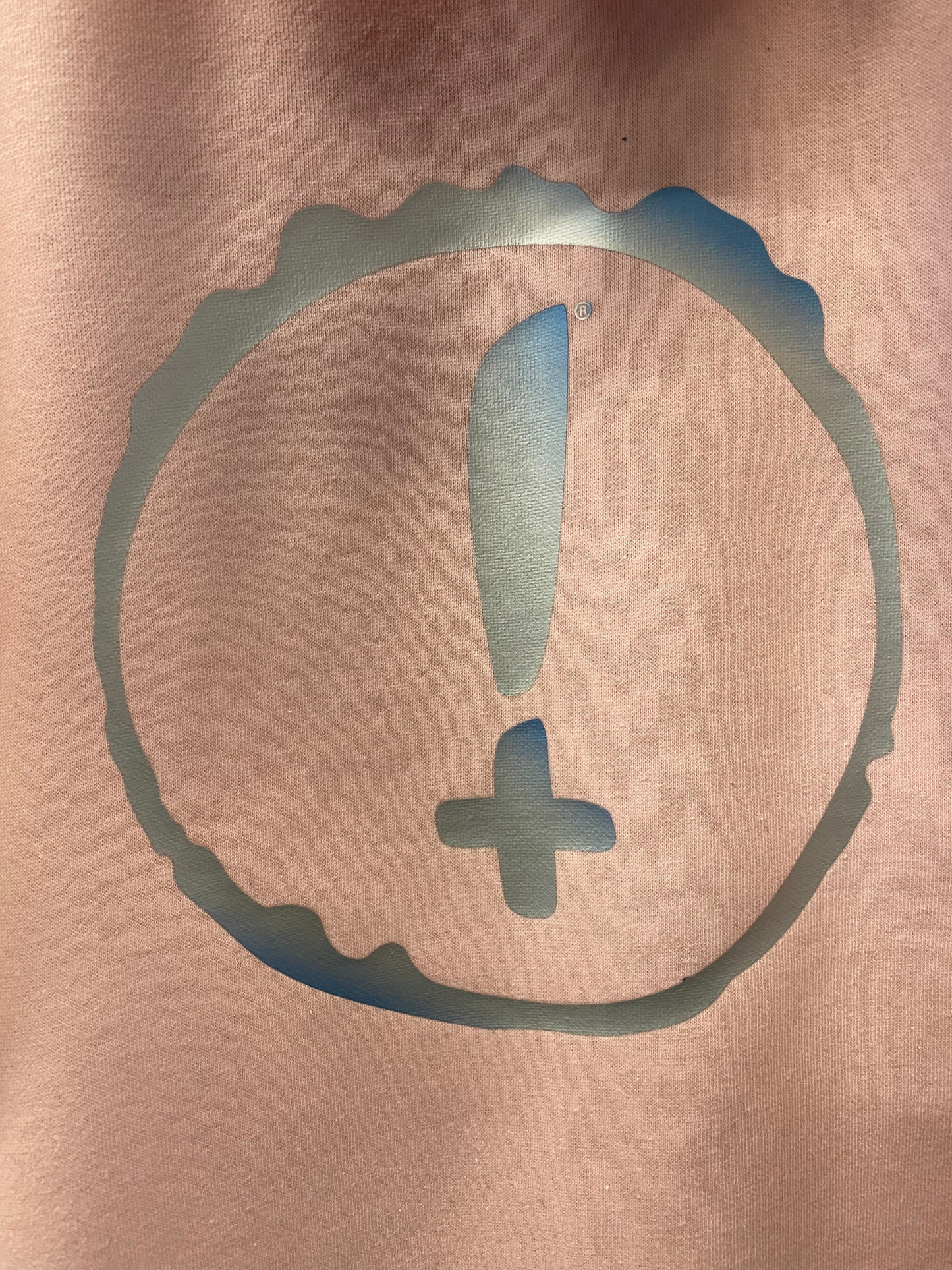 Hella Positive Watermark Hoodie - Pink