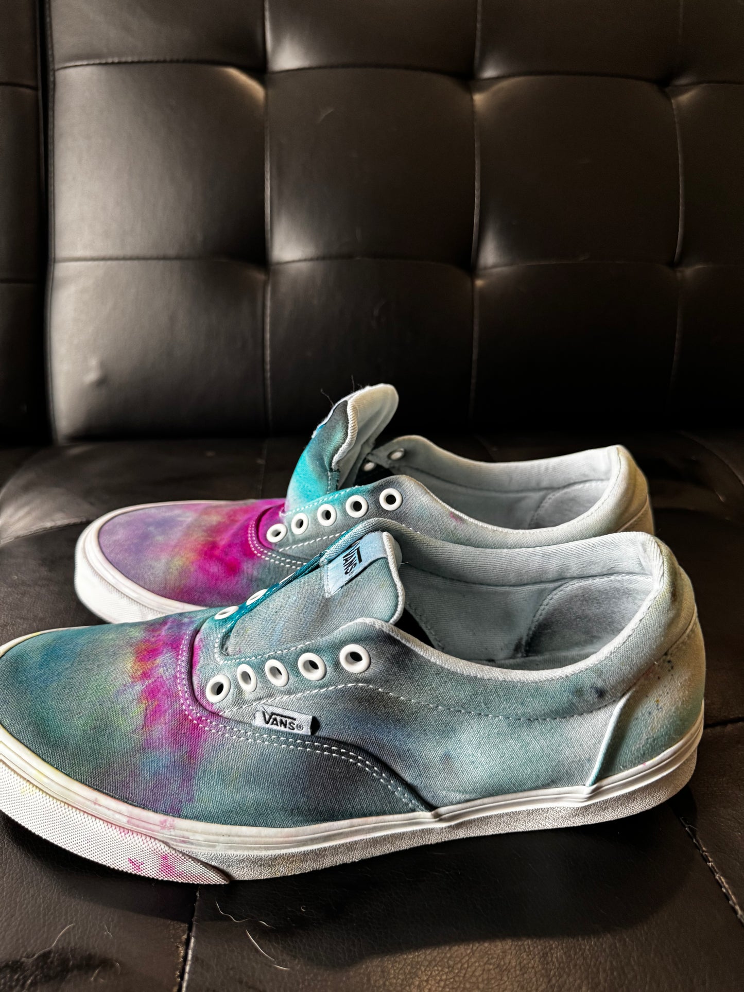 Tie Dye's Vans size 10.5 - Men's