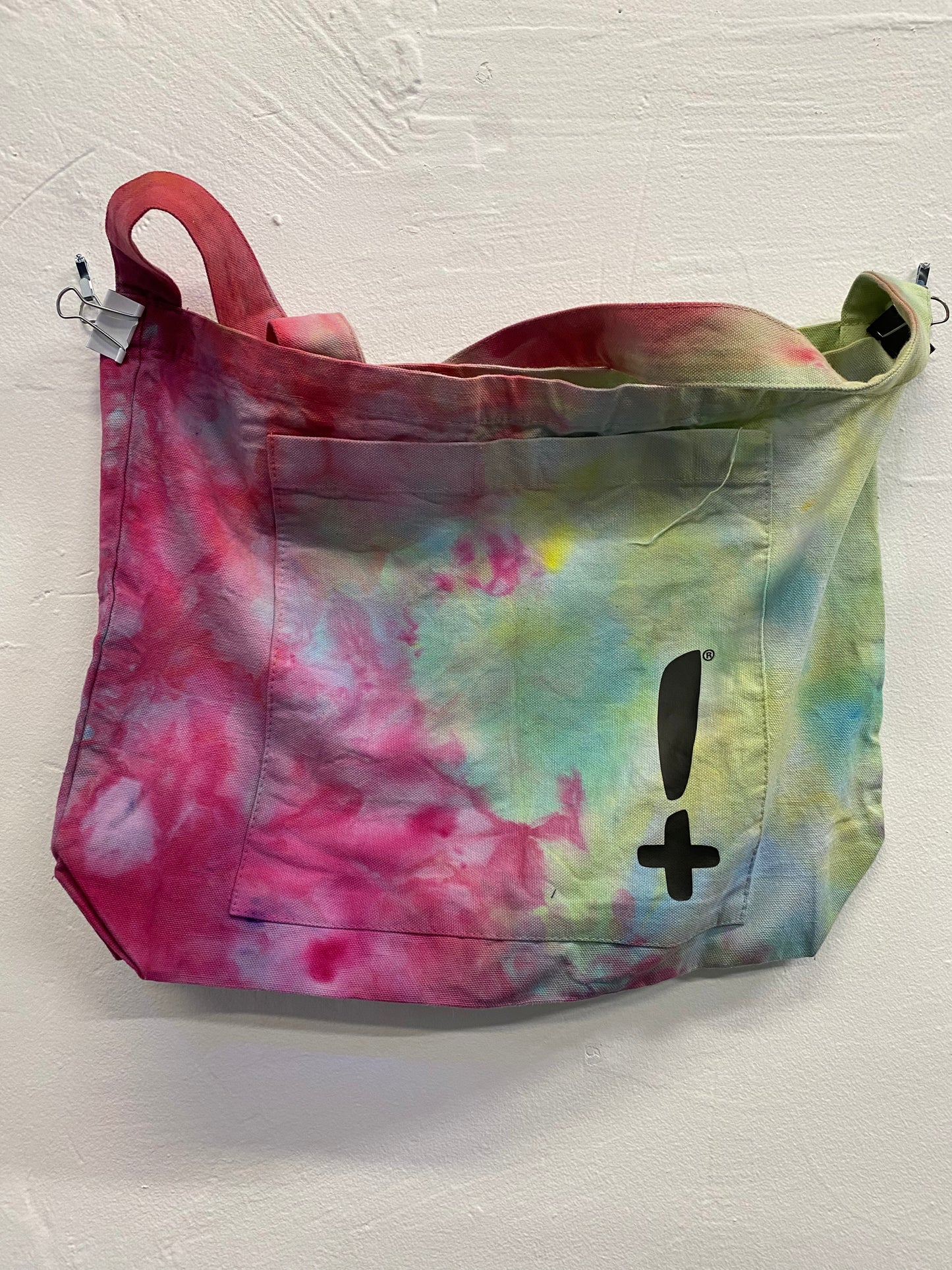 Hecka Positive Tie Dye Tote Bag - Large
