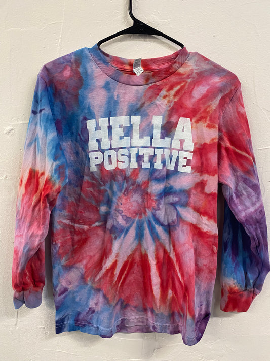 Hella Positive Tie Dye long sleeve - Small