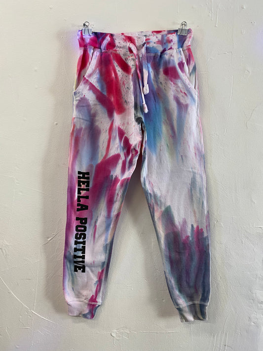 Hella Positive Tie Dye Joggers - Small