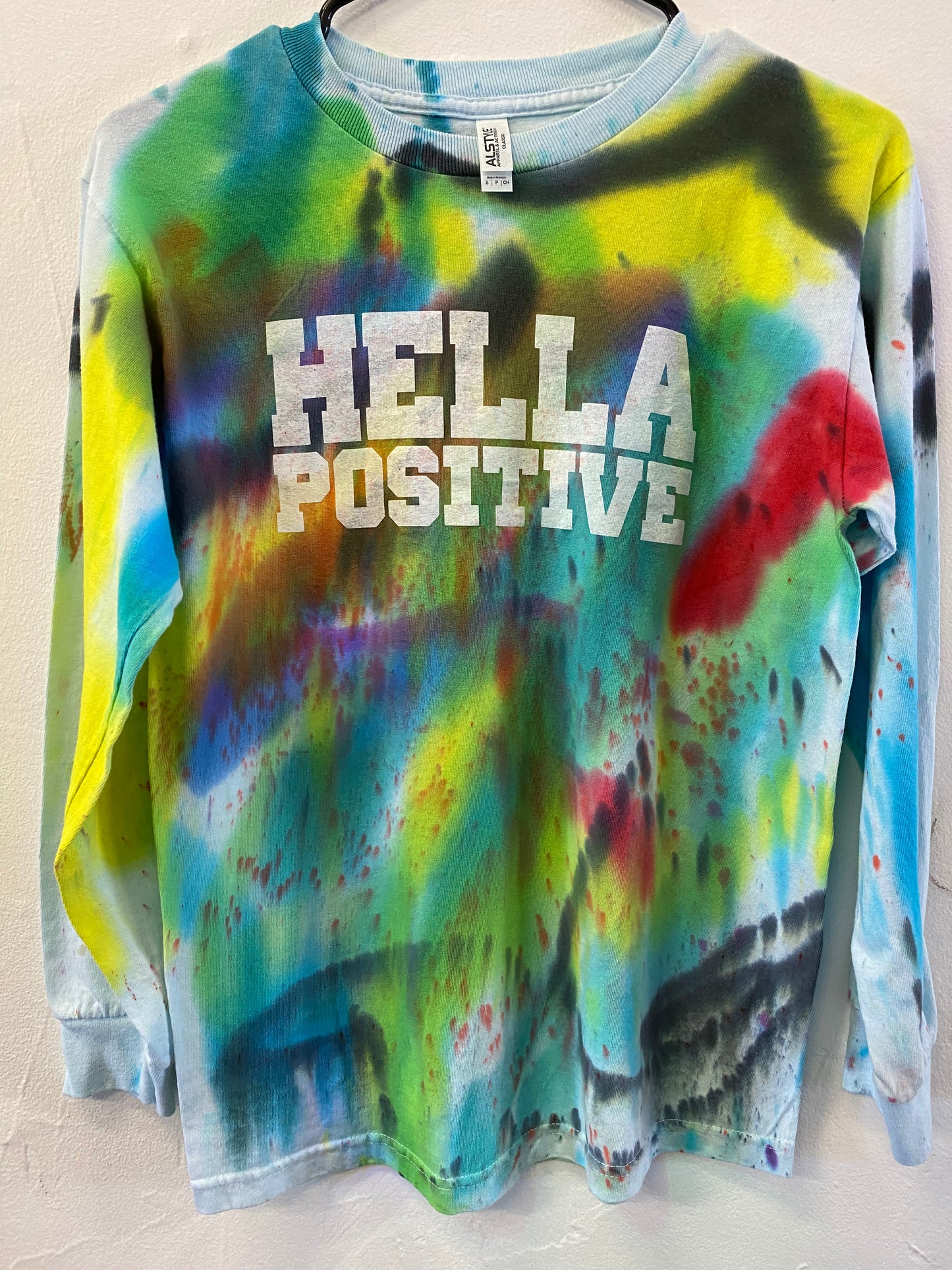 Hella Positive Tie Dye Long Sleeve - Small