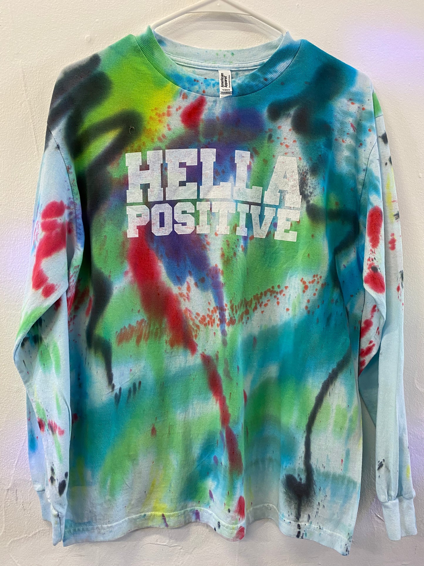 Hella Positive Tie Dye Long Sleeve - Medium