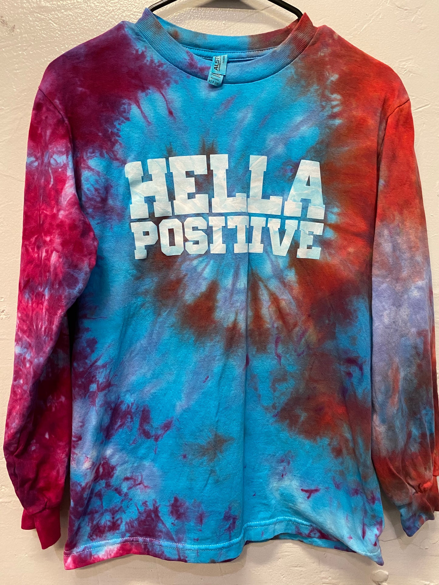 Hella Positive Tie Dye Long Sleeve - Small
