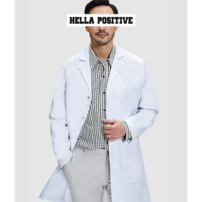 Hella Positive Tie dyed Lab Coat