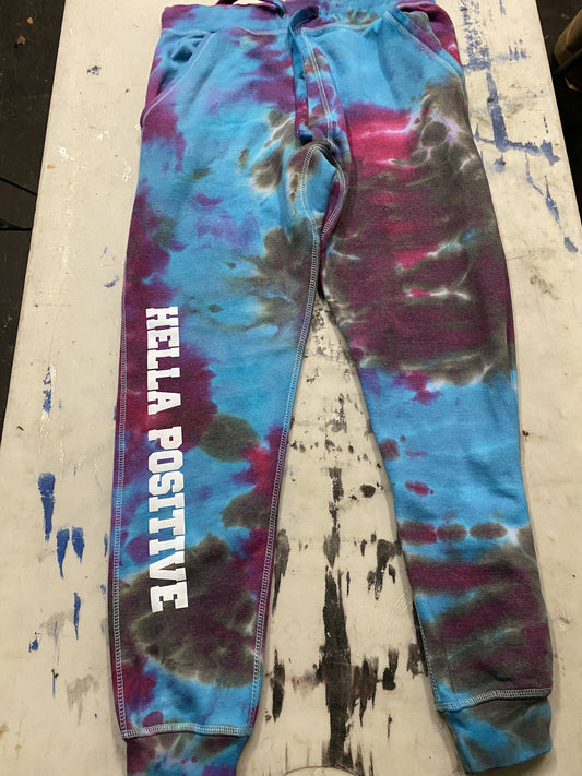 Hella Positive Tie Dye Jogger - XL