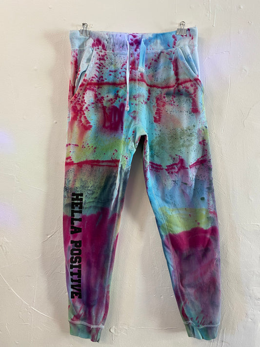 Hella Positive Tie Dye Joggers - XL