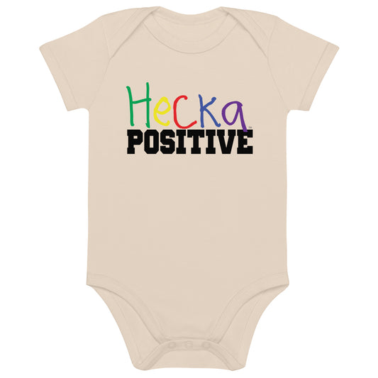 Organic cotton Hecka Positive baby bodysuit