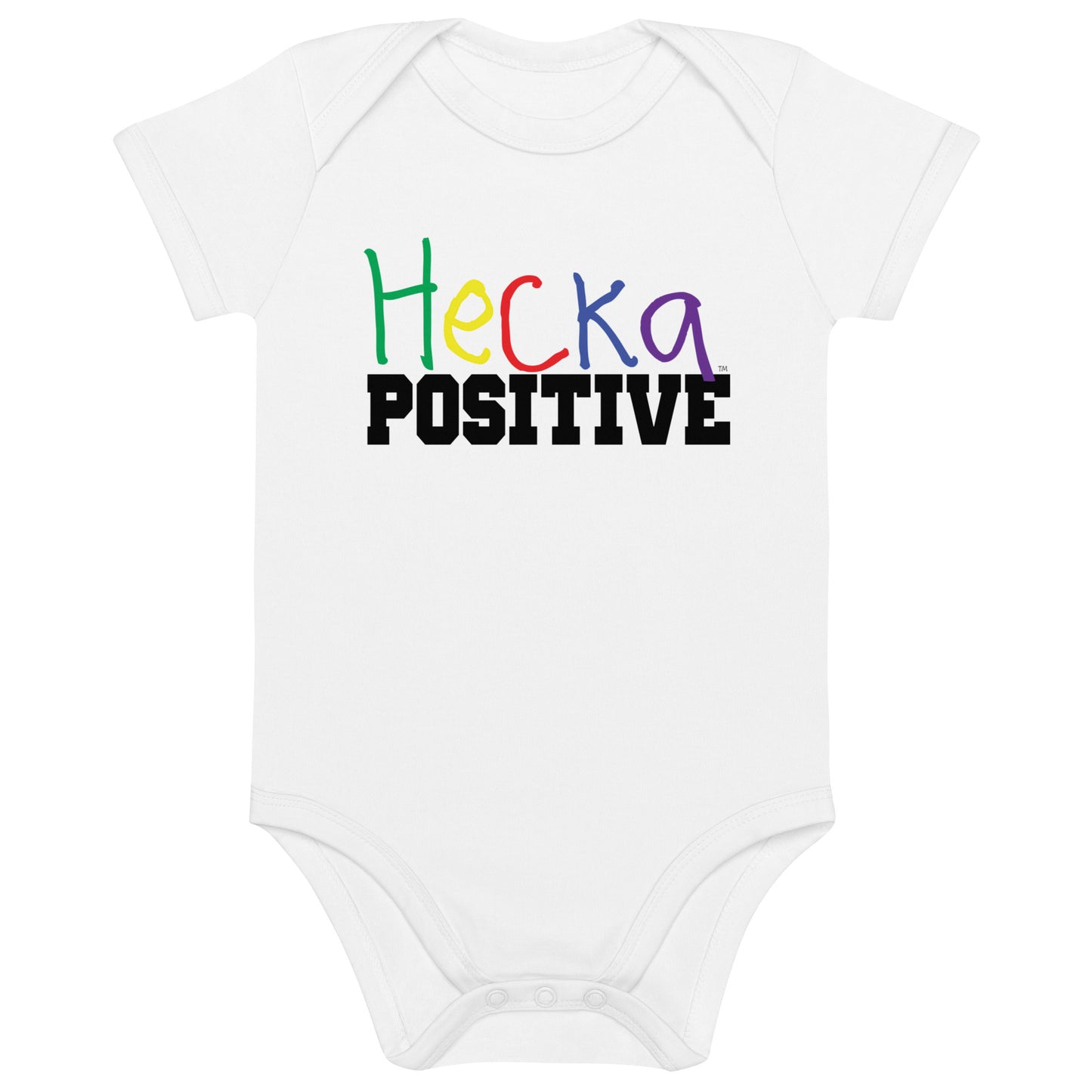 Organic cotton Hecka Positive baby bodysuit